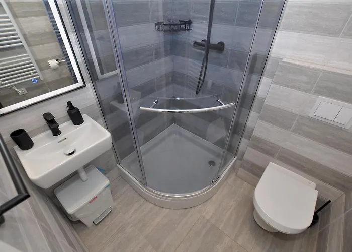 Bedroom With Bathroom Shower